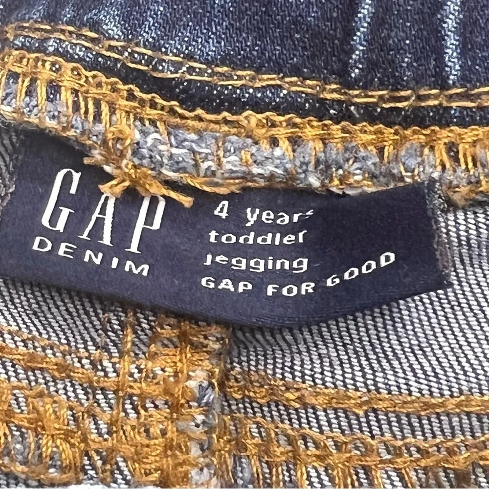 GAP Kids Girls Skinny High Rise Stretch Jeggings Ankle Denim Jeans Sz 4 toddler